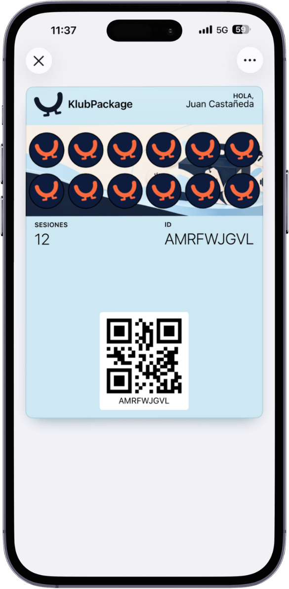 Tarjeta de Paquete prepagado en Apple Wallet